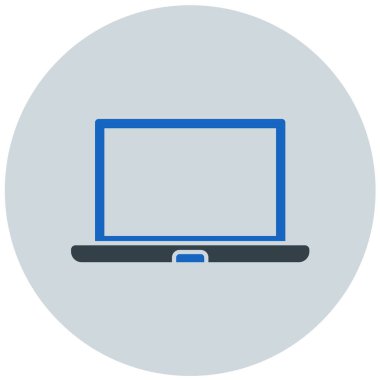 Bilgisayar. Web simgesi basit illüstrasyon