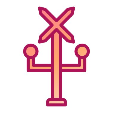 yol işareti modern simge vektör illüstrasyonu