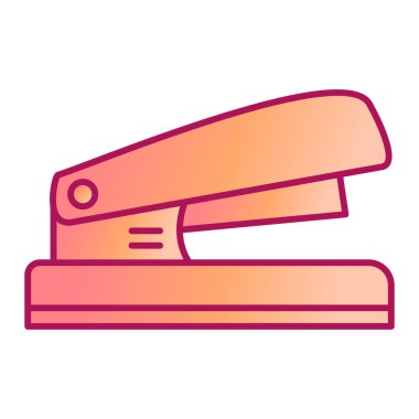 Stapler modern simge vektör illüstrasyonu 