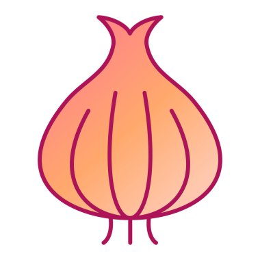 Soğan Simgesi vektör çizimi