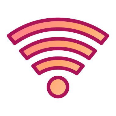 wifi simgesi vektör illüstrasyonu