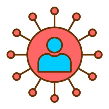 ağ bağlantı vektörü simgesi