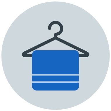 Havlu. Web simgesi basit illüstrasyon