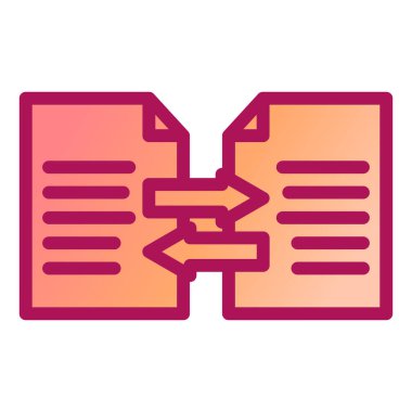 dosya vektör simgesi modern basit illüstrasyon