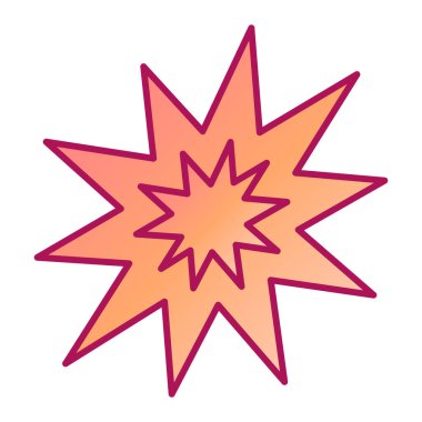 boom modern simge vektör illüstrasyonu 