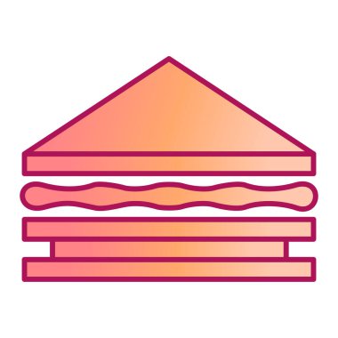 Peynirli sandviç ve kitap ikonu vektör çizimi tasarımı