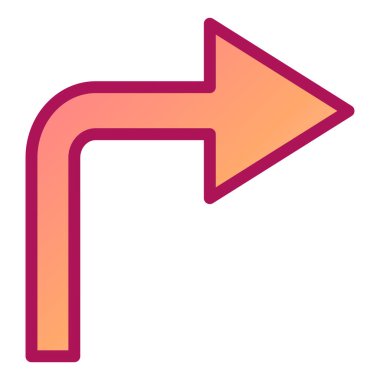 Ok. Web simgesi basit illüstrasyon