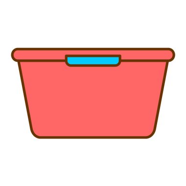 Kovalı alışveriş sepeti ve vektör illüstrasyon tasarımı