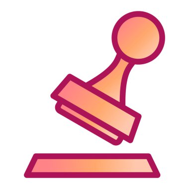 Pul simgesinin vektör illüstrasyonu