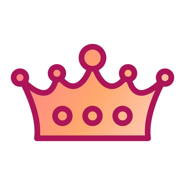 Crown Modern Icon Vector Illustration — Stock Vector