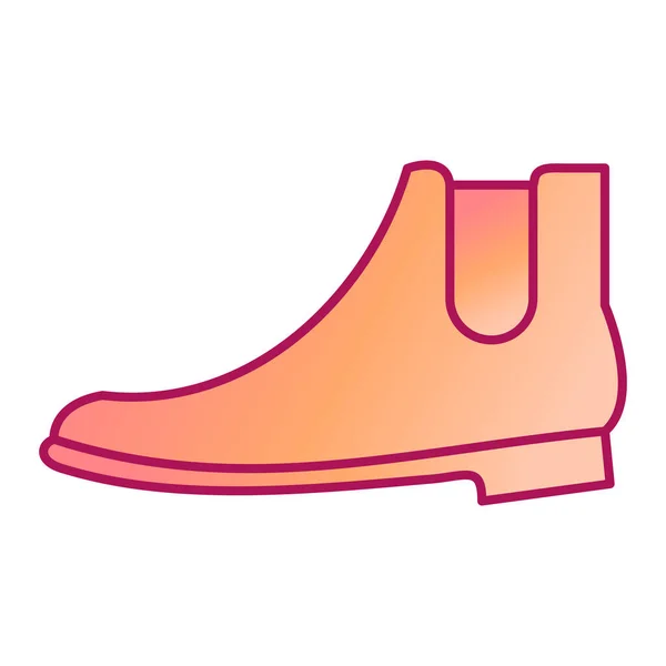 Icono Arranque Ilustración Plana Botas Vector Iconos Para Web — Vector de stock