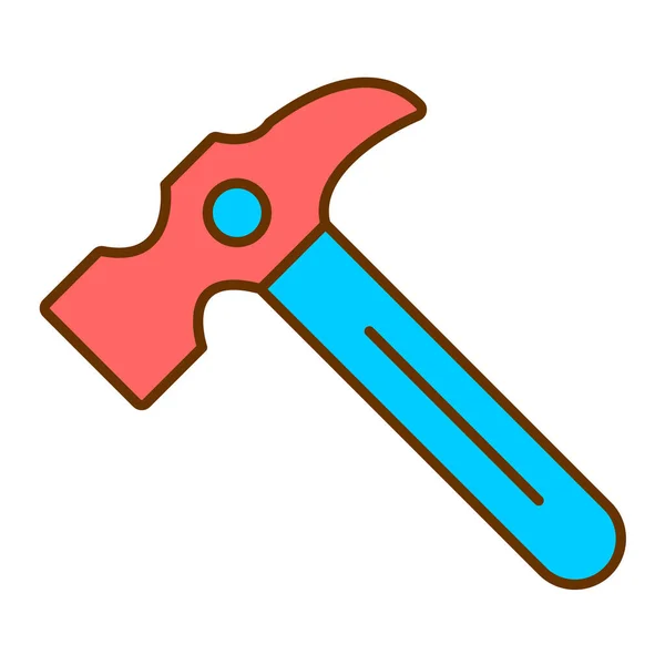 Wrench Tool Icon Vector Thin Line Sign Isolated Contour Symbol —  Vetores de Stock