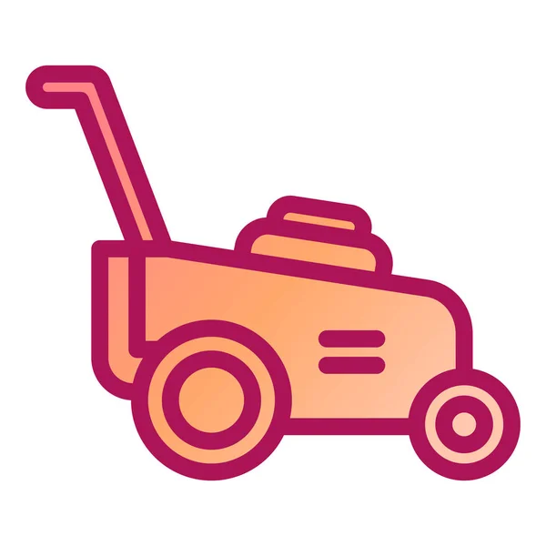 Tractor Ícone Web Ilustração Simples —  Vetores de Stock