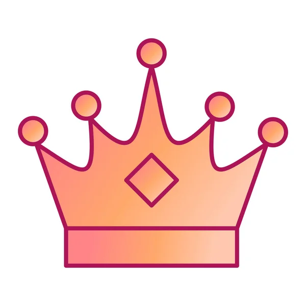 Crown Modern Icon Vector Illustration — Stock Vector