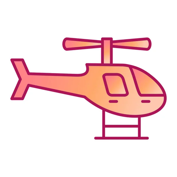 Helikopter Pictogram Vector Illustratie — Stockvector