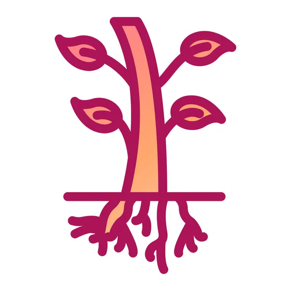 Tree Modern Icon Vector Illustration — Vector de stock