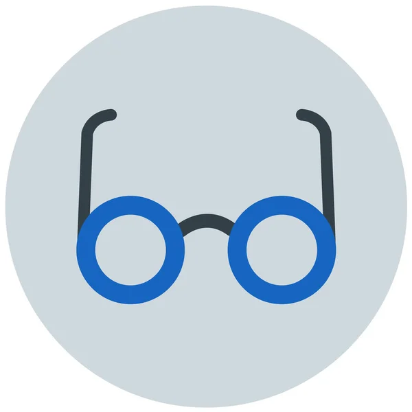 Lunettes Icône Web Illustration Simple — Image vectorielle