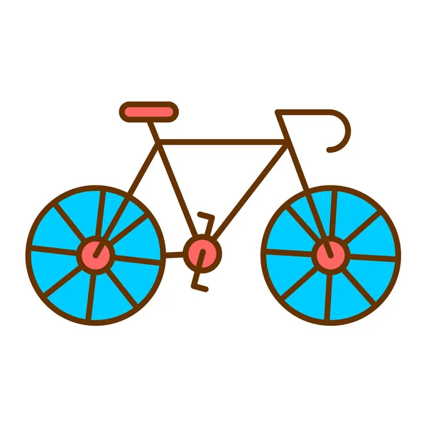 Icono Bicicleta Vector Ilustración — Archivo Imágenes Vectoriales