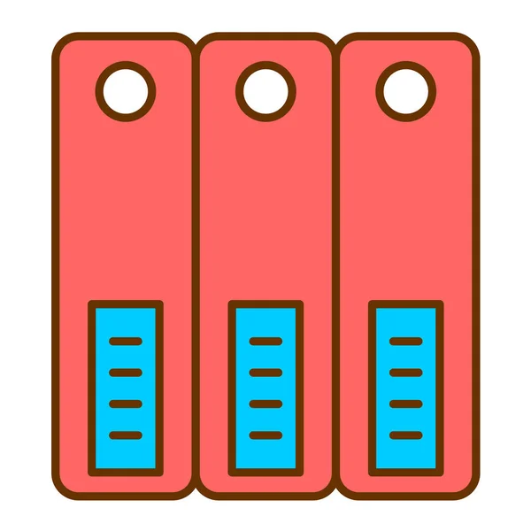 Dateiordner Icon Vektor Illustration — Stockvektor