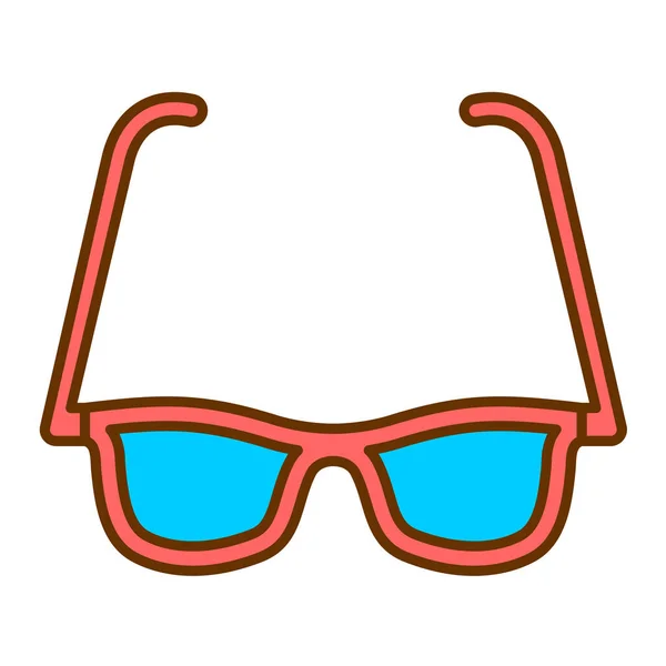 Sunglasses Icon Vector Illustration — Stock Vector