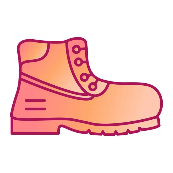 Icono Bota Zapatos Esquema Ilustración Botas Vector Iconos Para Web — Vector de stock