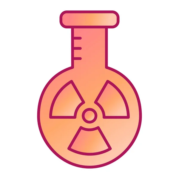 Nuclear Experiment Chemical Icon Vector Illustration Design — Stock Vector