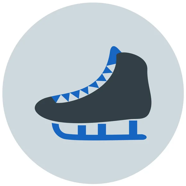 アイススケート シンプルなイラスト — ストックベクタ