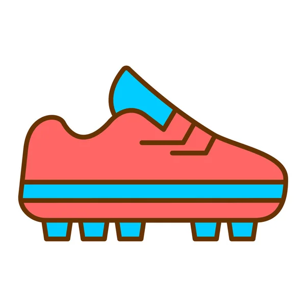 Een Sneaker Web Icoon Eenvoudig Ontwerp — Stockvector