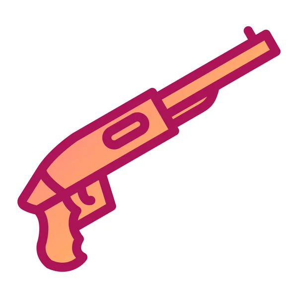 Icono Del Arma Ilustración Simple Los Iconos Vectoriales Armas Para — Vector de stock