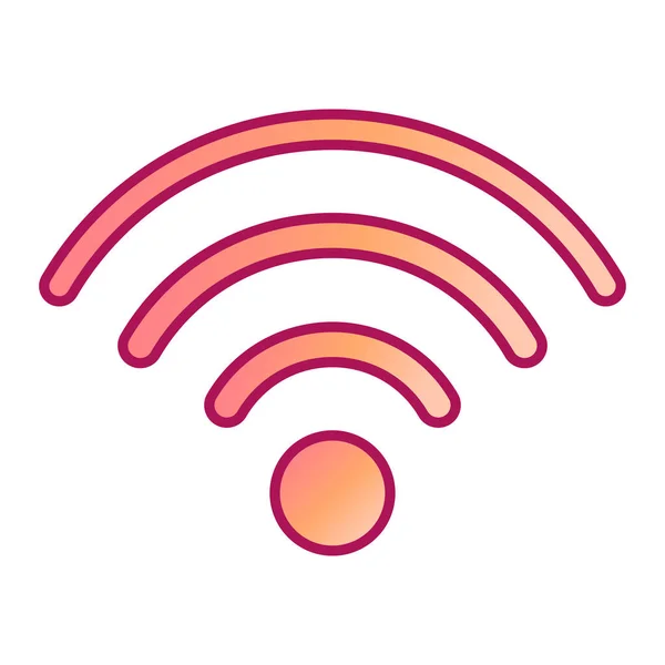 Wifi信号アイコンベクトルイラストデザイン — ストックベクタ