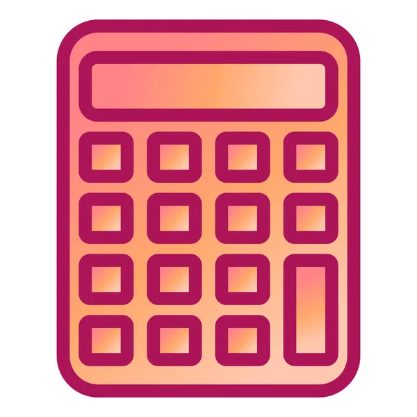 Calculator Icon Vector Illustration — Stock Vector
