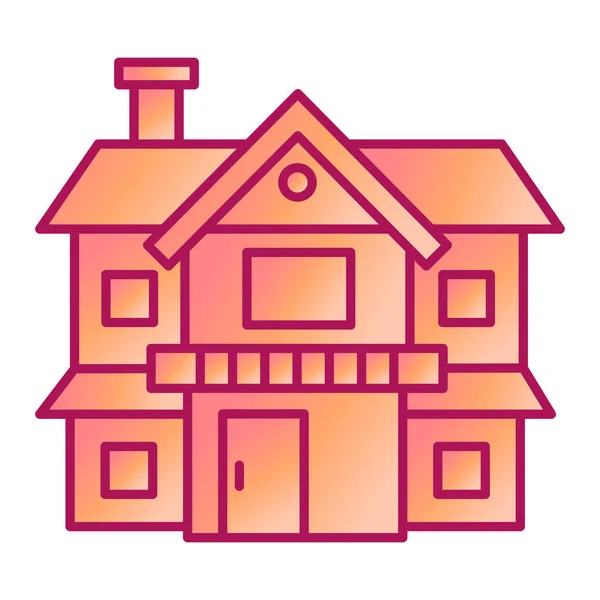 House Modern Icon Vector Illustration — Vector de stock