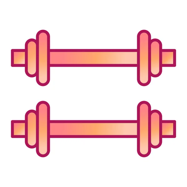 Equipo Fitness Icono Vector Ilustración Diseño Gráfico — Archivo Imágenes Vectoriales