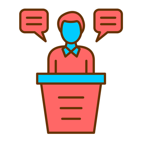 speech bubble with chat vector illustration