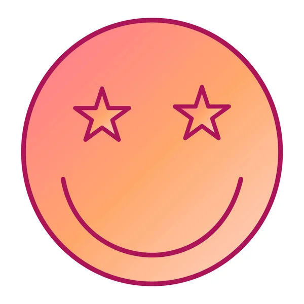 Happy Face Emoticon Icon Vector Illustration — Stock Vector