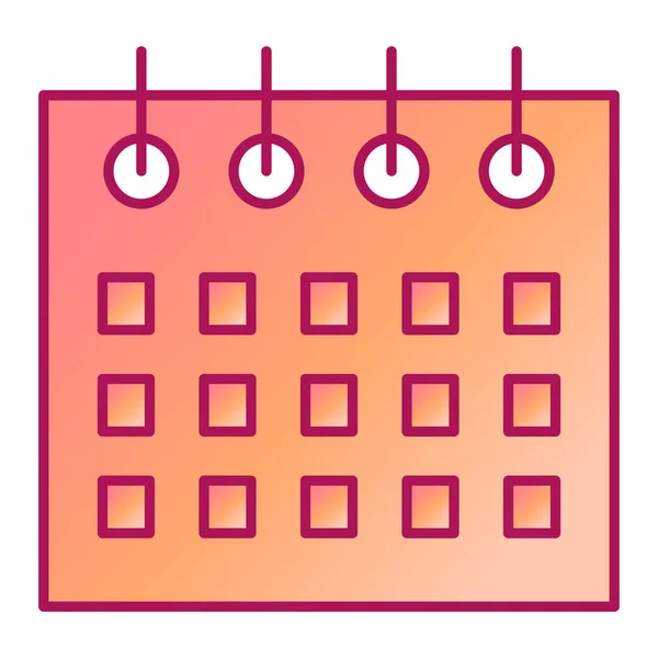 Icono Calendario Vector Ilustración — Vector de stock