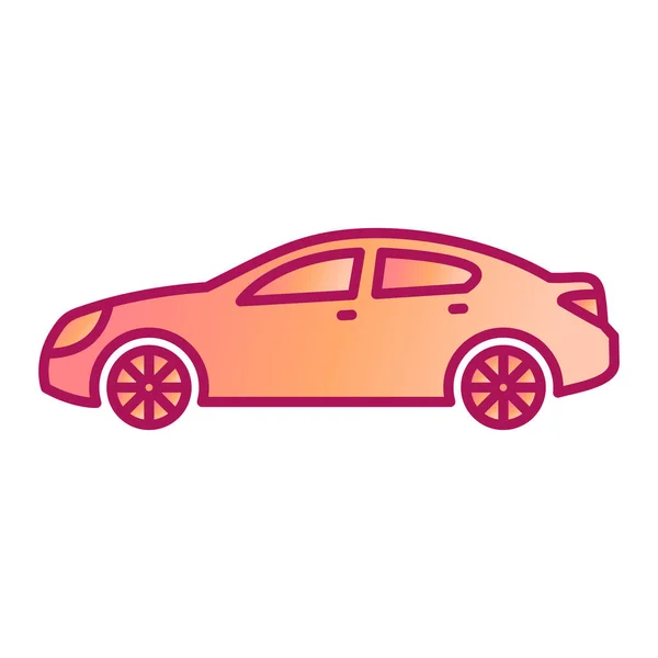 Car Icon Flat Illustration Taxi Vector Icons Web Design — Image vectorielle