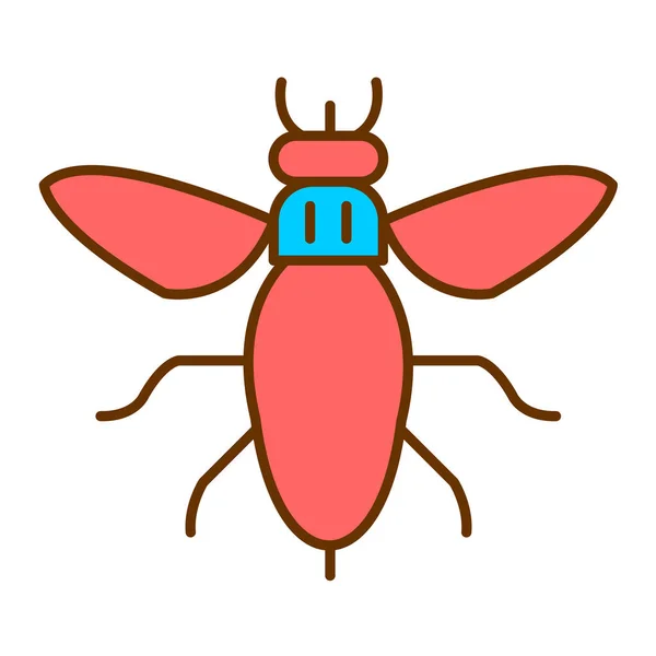 昆虫のアイコンベクトル図 — ストックベクタ