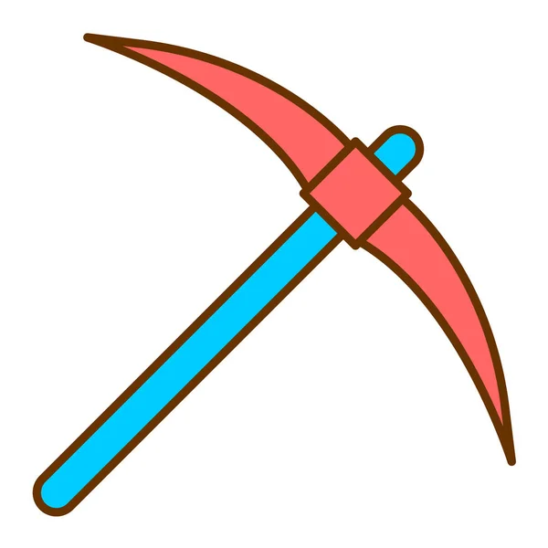 Ícone Machado Ilustração Simples Ícones Vetor Espada Medieval Para Web — Vetor de Stock