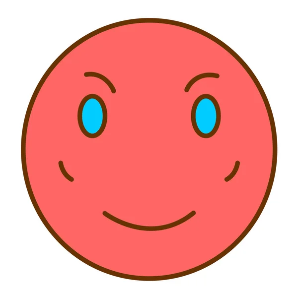 Emoji Arc Emotikon Ikon Vektor Illusztráció Tervezés — Stock Vector
