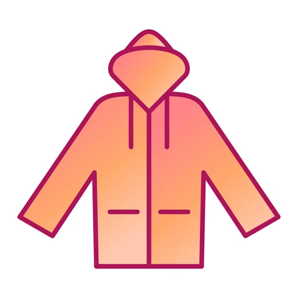 Rain Coat Icon Vector Illustration — Stock Vector