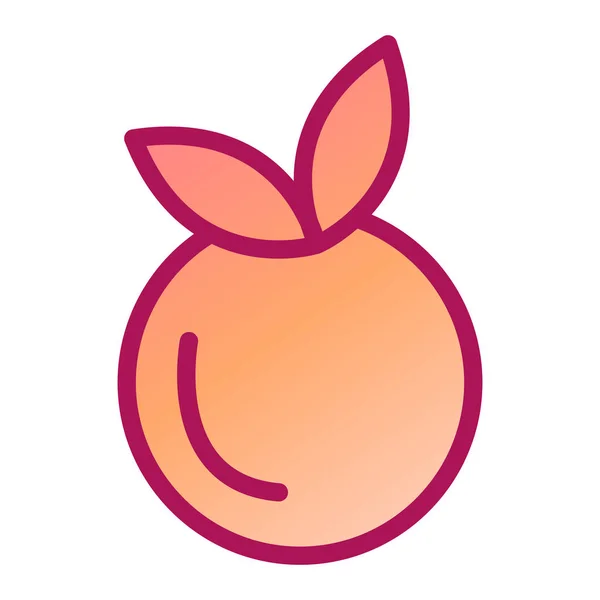 Fruits Vegetables Icon Organic Food Concept — 스톡 벡터