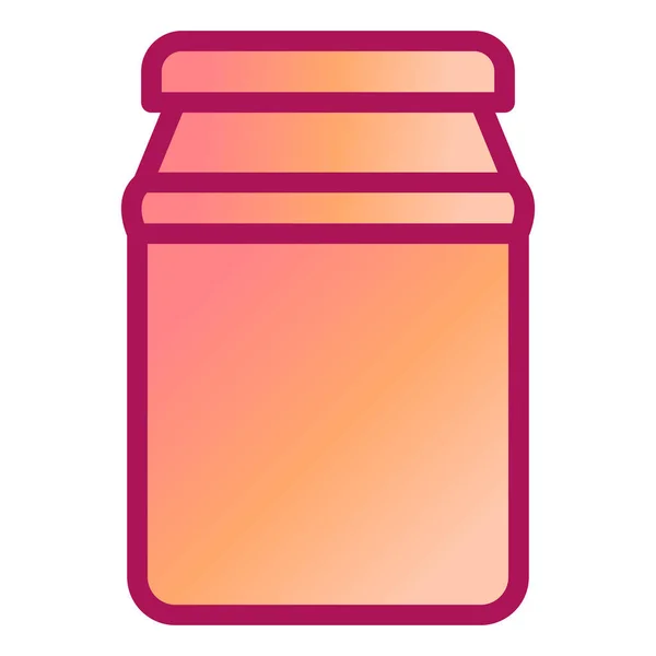 Marmeladengläser Symbol Cartoon Illustration Von Honigflaschen Vektorsymbolen Für Das Web — Stockvektor