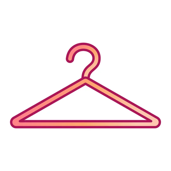 Clothes Hanger Icon Vector Illustration — Stock Vector