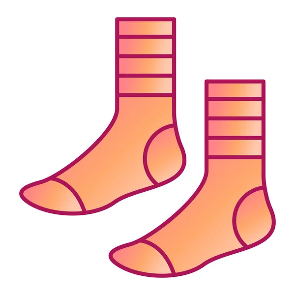 Ponožky Ilustrace Vektor Bílém Pozadí — Stockový vektor