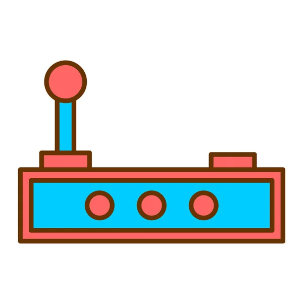Joystick Web Icoon Eenvoudige Illustratie — Stockvector