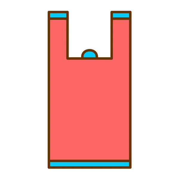 Vektor Illustration Eines Handtuchsymbols — Stockvektor