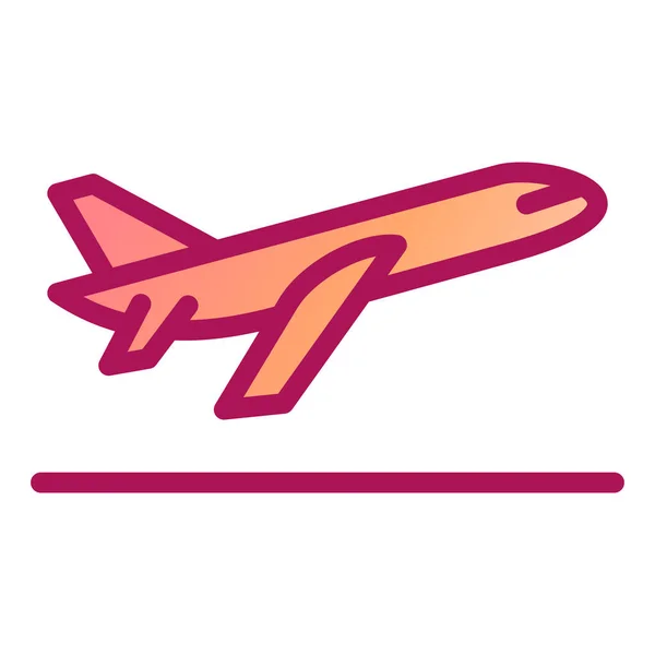 Airplane Icon Vector Illustration — Stock Vector