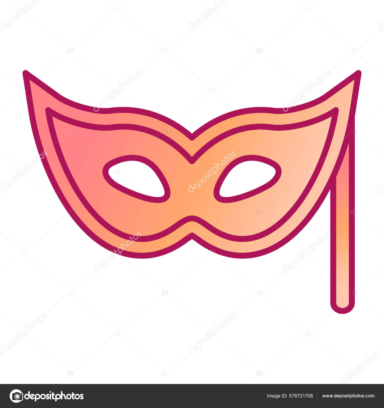 Mascaras de carnaval imágenes de stock de arte vectorial