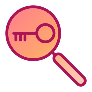 Arama simgesi vektör illüstrasyonu